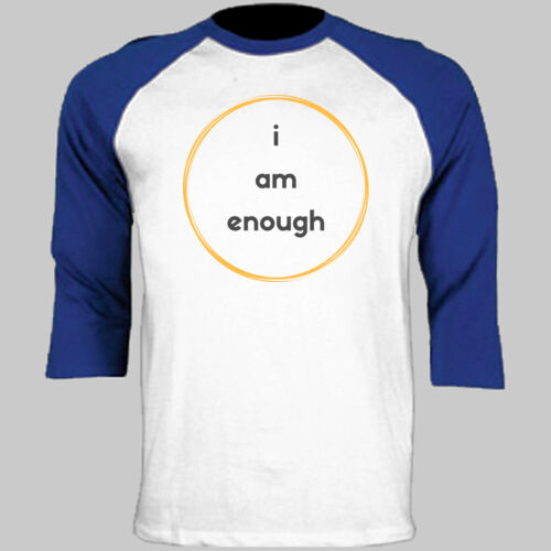 'i am enough' - 3/4 Raglan Tee Thumbnail