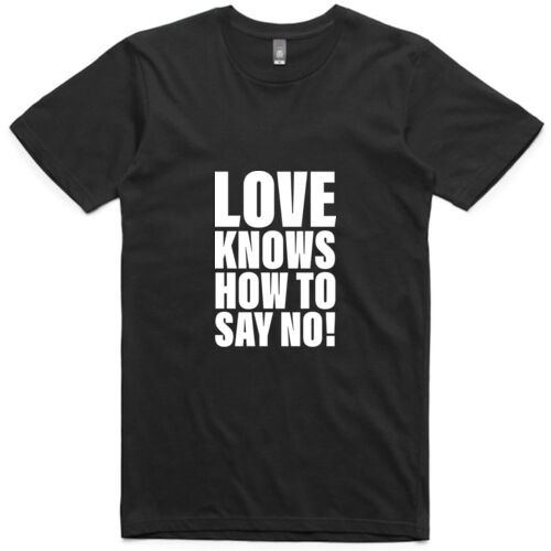Love knows how to say no - Crew Tee Thumbnail