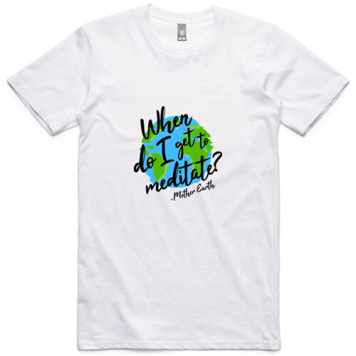 When do I get to meditate - Adult Crew Tee Thumbnail